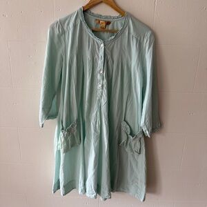 Vintage April Cornell Cotton Long Sleeve Nightie